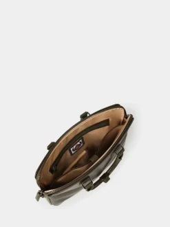 Osprey London Green The Compass Leather Laptop Bag