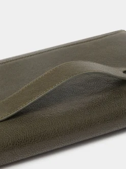 Osprey London Green The Compass Leather Travel Wallet