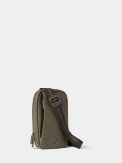 OSPREY LONDON Green The Compass Leather Sling Bag