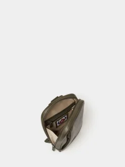 OSPREY LONDON Green The Compass Leather Sling Bag