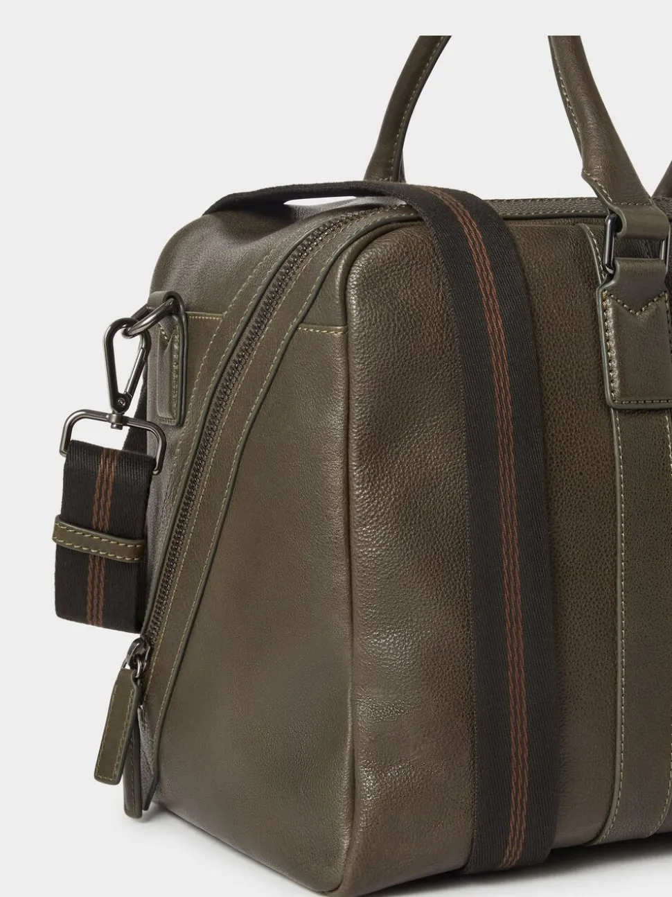 Osprey London Green The Compass Leather Weekender Bag