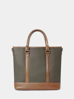 Osprey London Green The Frontline Large Waxed Canvas & Leather Workbag