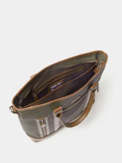 Osprey London Green The Frontline Large Waxed Canvas & Leather Workbag