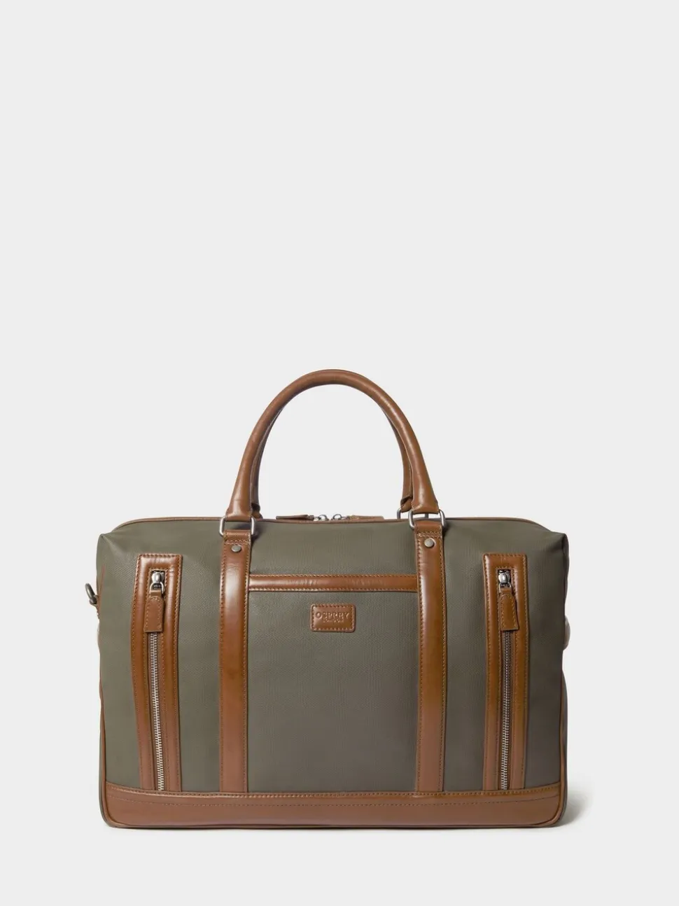 Osprey London Green The Frontline Waxed Canvas & Leather Weekender Bag