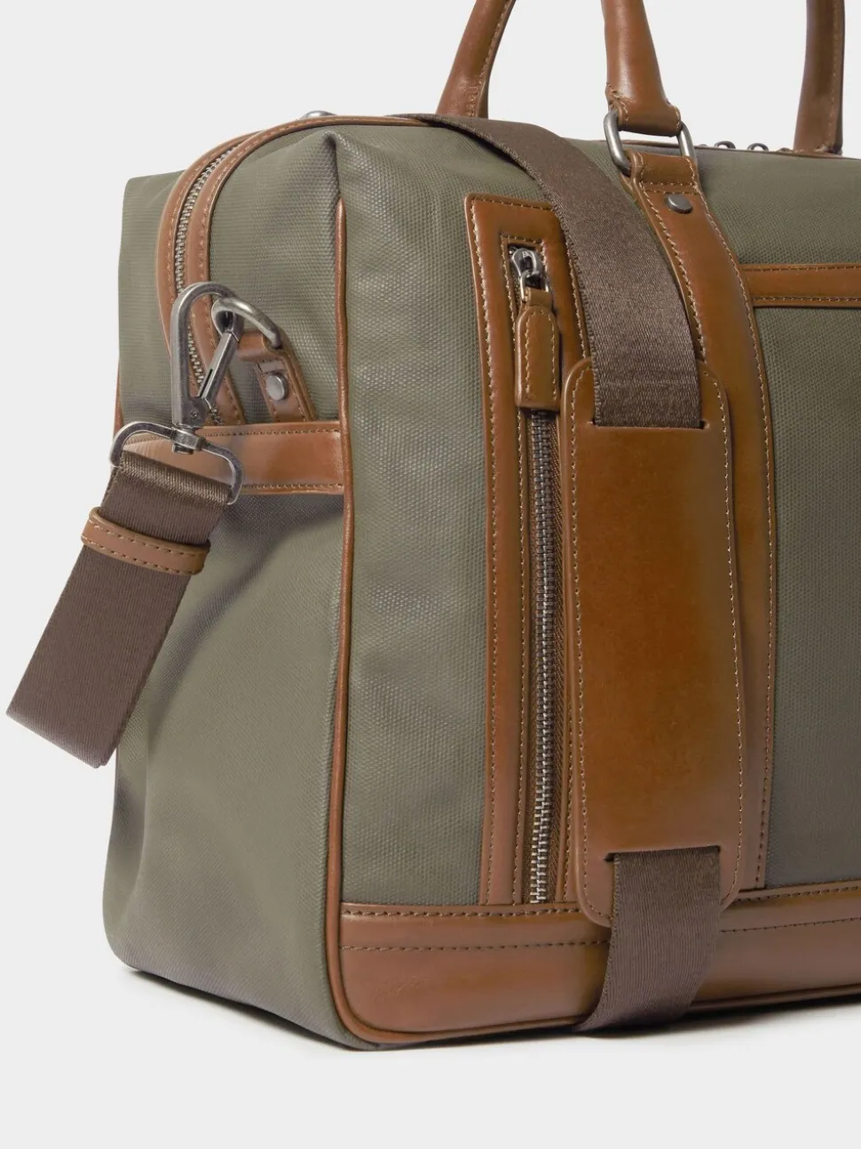 Osprey London Green The Frontline Waxed Canvas & Leather Weekender Bag
