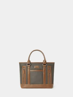 Osprey London Green The Frontline Small Waxed Canvas & Leather Workbag