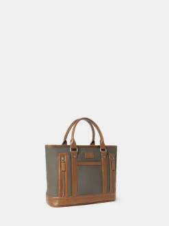 Osprey London Green The Frontline Small Waxed Canvas & Leather Workbag