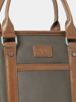 Osprey London Green The Frontline Small Waxed Canvas & Leather Workbag