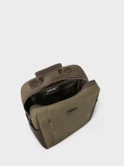Osprey London Green The Hunter Canvas & Leather Backpack