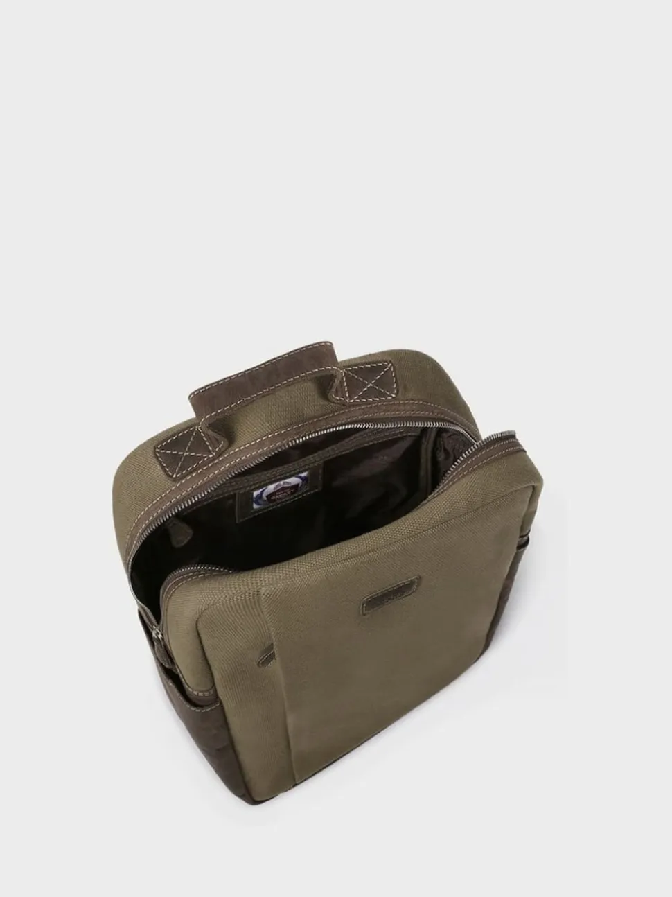 Osprey London Green The Hunter Canvas & Leather Backpack