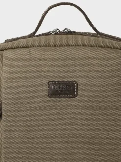 Osprey London Green The Hunter Canvas & Leather Backpack