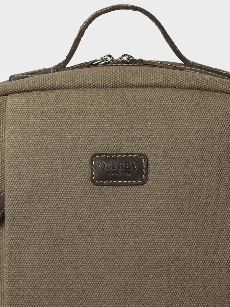 Osprey London Green The Hunter Canvas & Leather Backpack