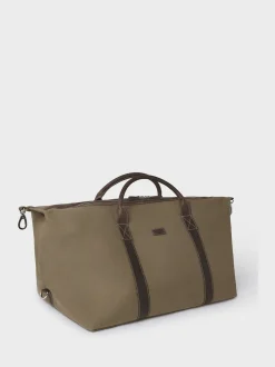 Osprey London Green The Hunter XL Canvas & Leather Weekender Bag