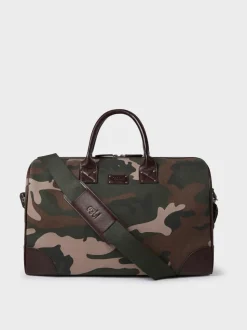 OSPREY LONDON Green The Maverick Canvas and Leather Stowaway Bag
