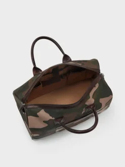 OSPREY LONDON Green The Maverick Canvas and Leather Stowaway Bag