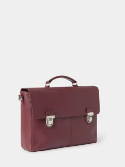 Osprey London Red The Forest Leather Briefcase
