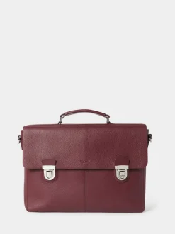 Osprey London Red The Forest Leather Briefcase