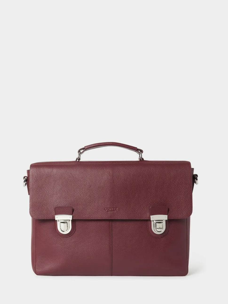 Osprey London Red The Forest Leather Briefcase