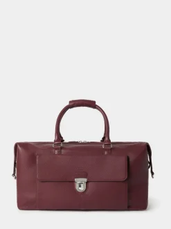 Osprey London Red The Forest Leather Weekender Bag