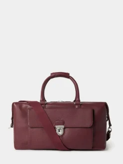 Osprey London Red The Forest Leather Weekender Bag