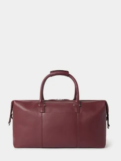 Osprey London Red The Forest Leather Weekender Bag