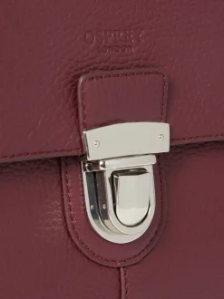 Osprey London Red The Forest Leather Weekender Bag