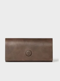 Osprey London Tan The Compass Leather Glasses Case