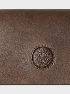 Osprey London Tan The Compass Leather Glasses Case