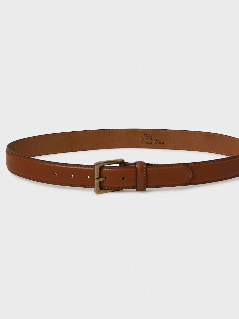 Osprey London Tan The Profile Leather Belt