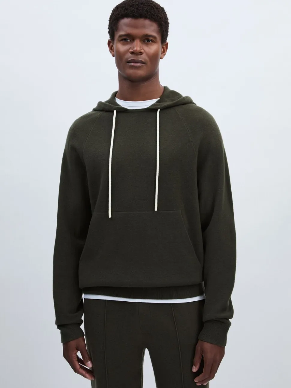 Paige Donaldson Drawstring Knitted Hoodie