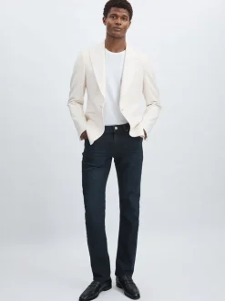 Paige Slim Ranchwood Straight-Leg Jeans