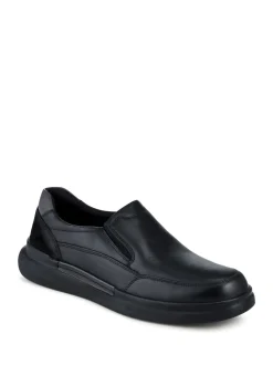 Pavers Black Elasticated Lightweight Slip In Shoes