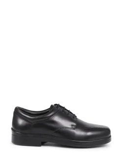 Pavers Black Extra Wide Fit Smart Lace-Up Shoes