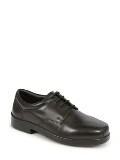 Pavers Black Extra Wide Fit Smart Lace-Up Shoes