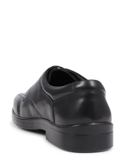 Pavers Black Extra Wide Fit Smart Lace-Up Shoes