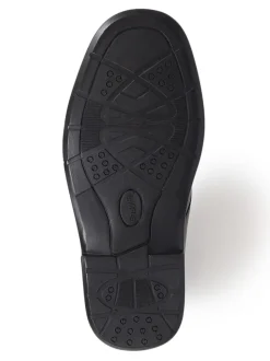 Pavers Black Extra Wide Fit Smart Lace-Up Shoes