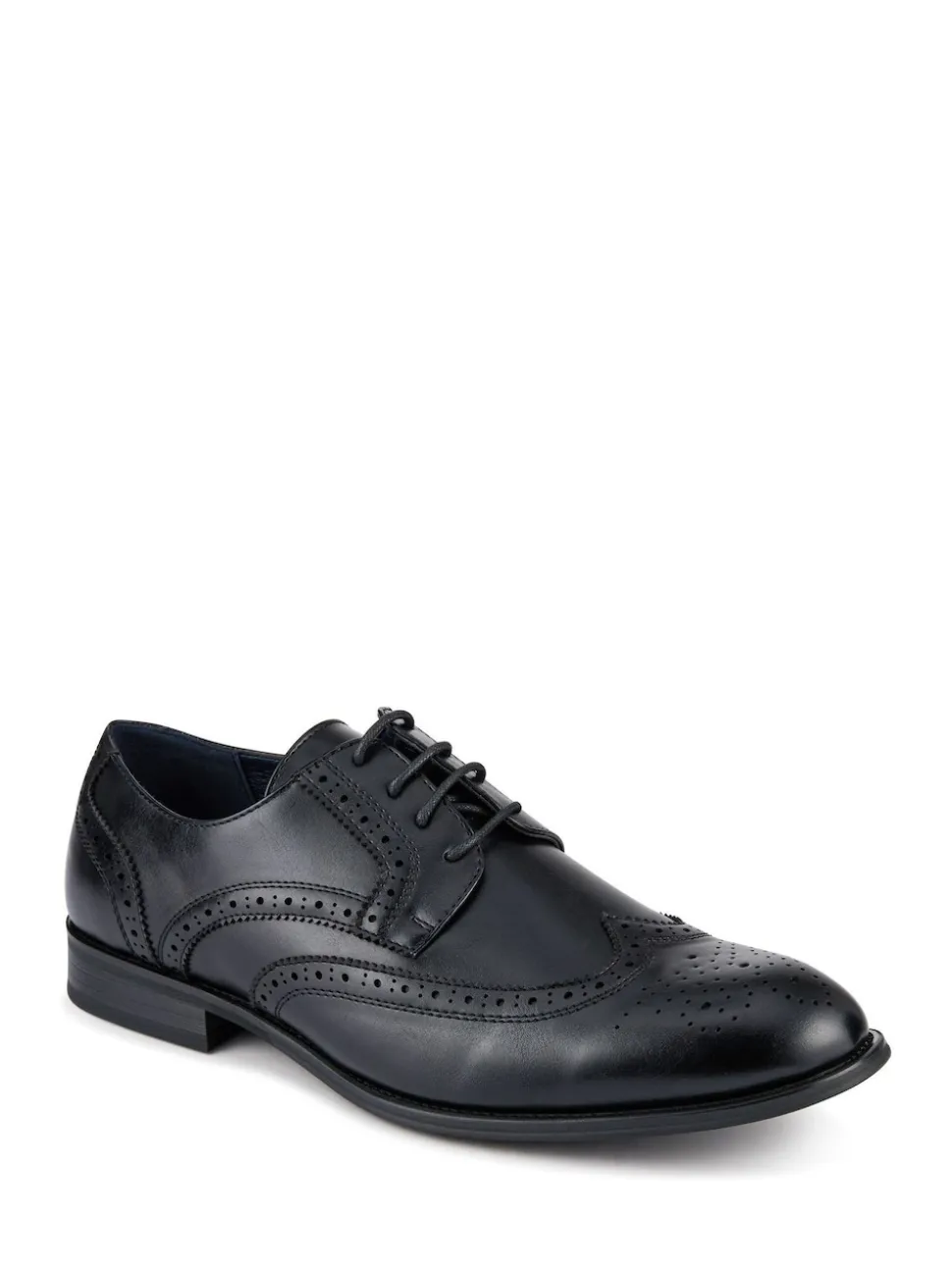 Pavers Black Gents Lace Smart Shoes