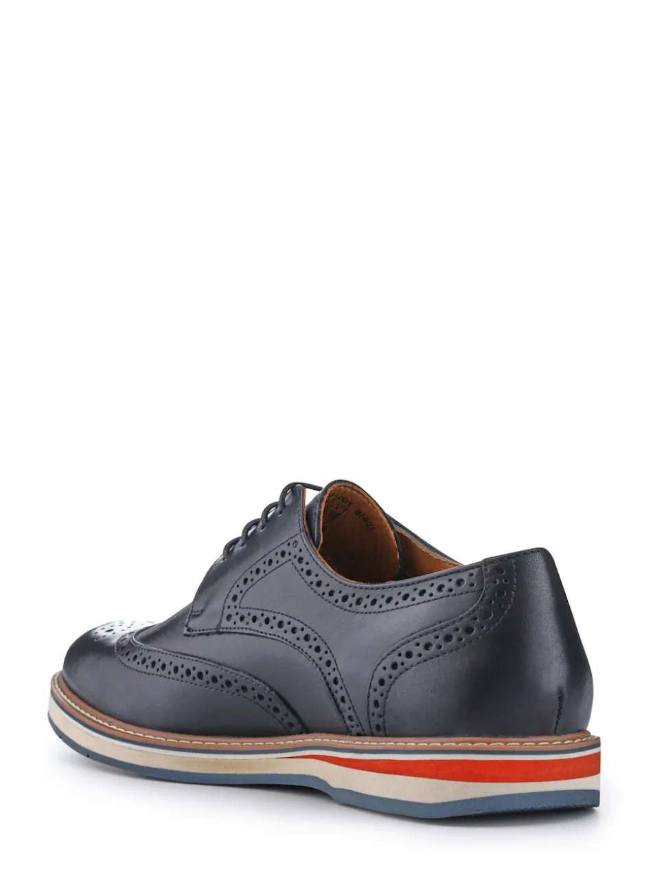 Pavers Black Gents Lace-Up Smart Leather Shoes