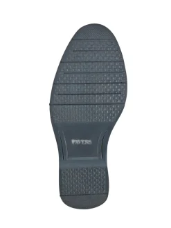 Pavers Black Gents Lace-Up Smart Leather Shoes