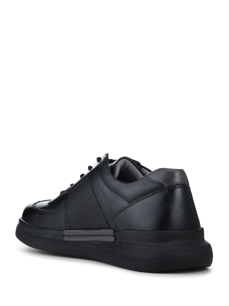 Pavers Black Lightweight Casual Lace Up Shoes