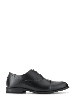 Pavers Black Smart Lace-Up Shoes