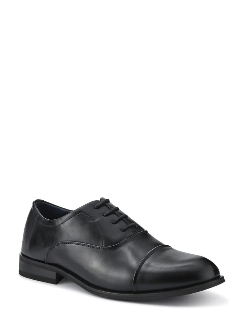Pavers Black Smart Lace-Up Shoes