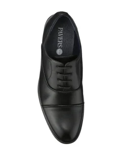 Pavers Black Smart Lace-Up Shoes