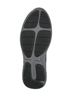 Pavers Blue Chrome Wide-Fit Memory Foam Trainers