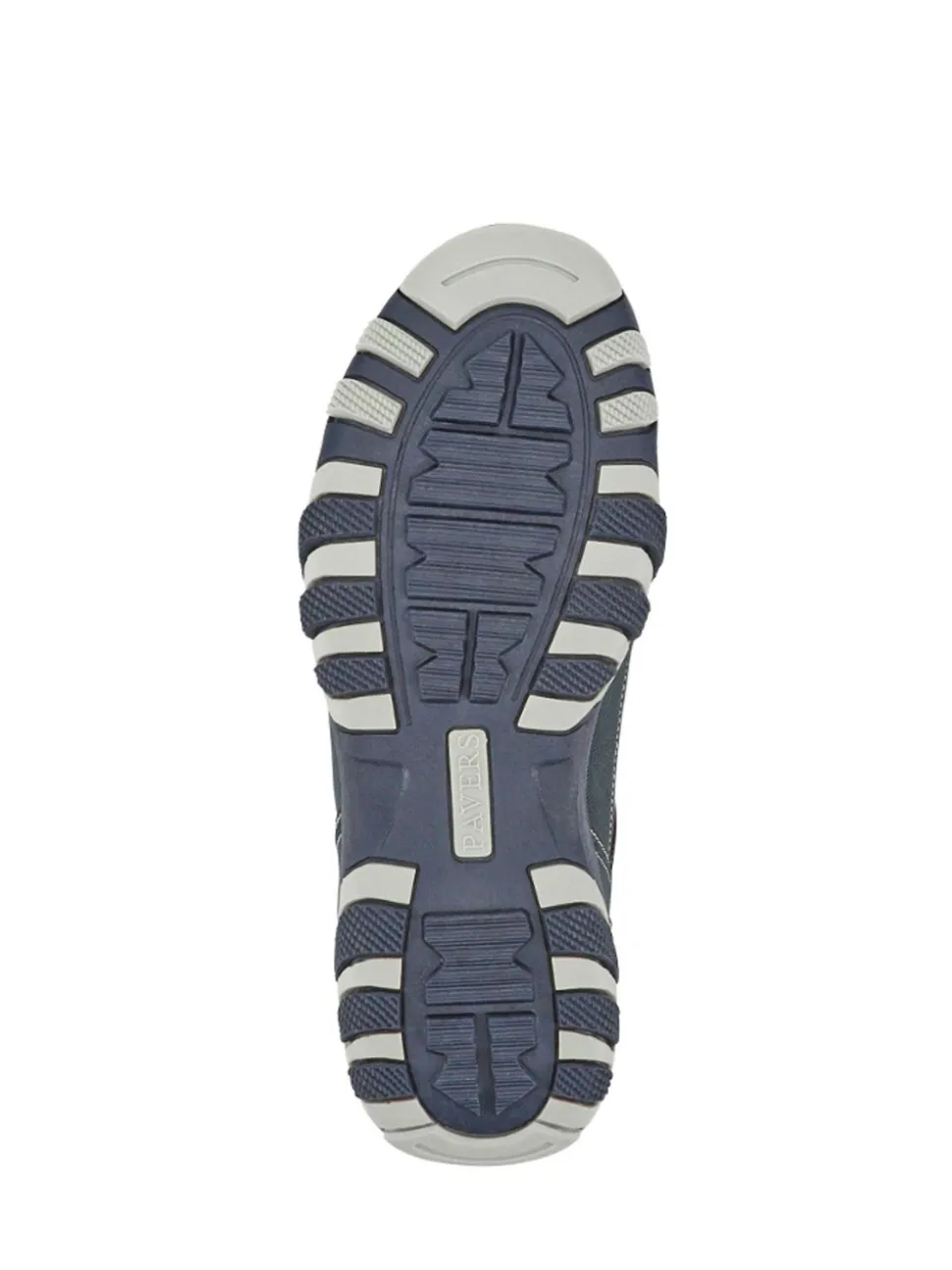 Pavers Blue Lace-Up Casual Trainers