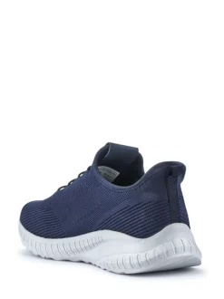 Pavers Blue Slip-On Wide-Fit Trainers
