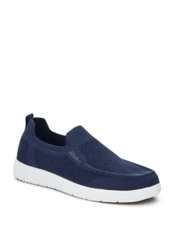 Pavers Blue Stretchy Slip-On Shoes