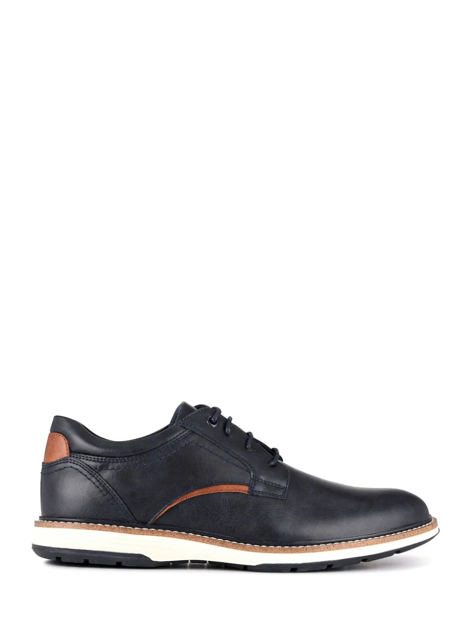 Pavers Blue Wide Fit Lace-Up Casual Shoes