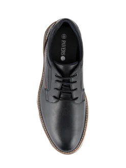 Pavers Blue Wide Fit Lace-Up Casual Shoes