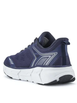 Pavers Blue Wide Fit Memory Foam Trainers
